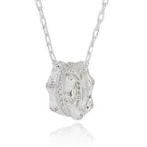 359176 BAMBOO SPARKLE RING S/P NECKLACE